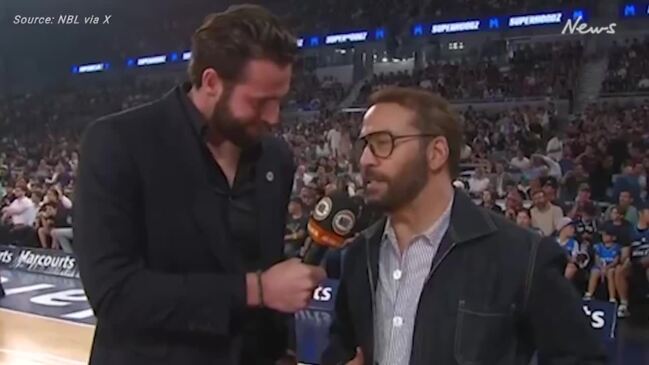 Hollywood star Jeremy Piven drops an F-bomb in hilarious NBL interview