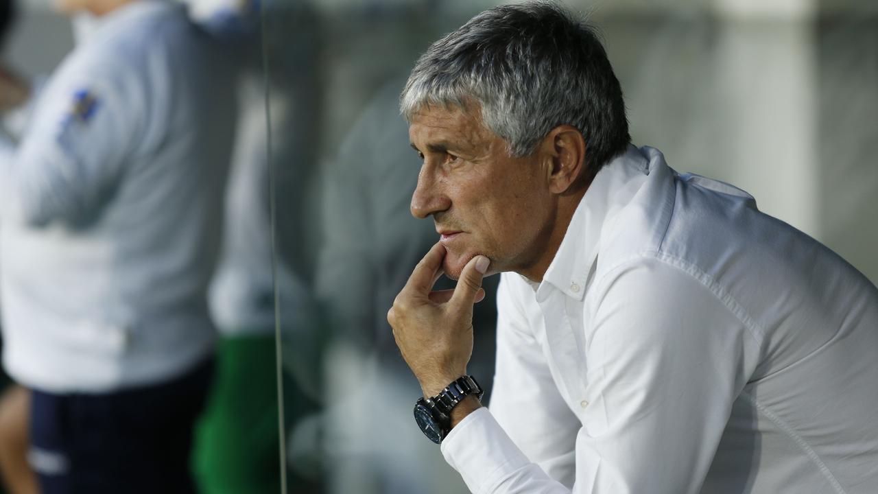 New Barcelona coach Quique Setien arrives with a reputation