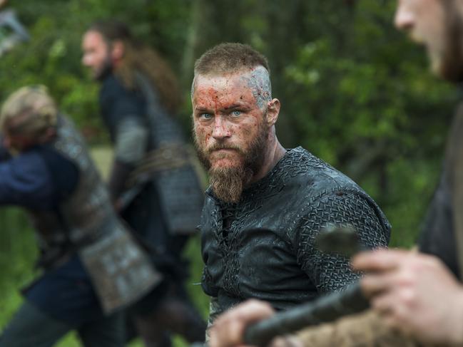 Travis starred in Vikings for four years. Picture: Supplied