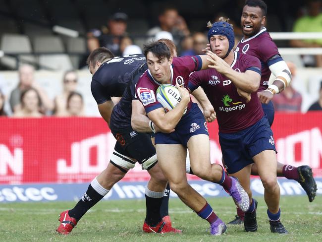 Campbell in action for the Reds against the Sharks in April. Picture: Anesh Debiky / AFP