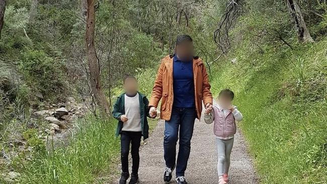 An Aussie man, his wife and two kids have become trapped in Gaza after going there for a holiday and have no way to escape. Picture: Supplied