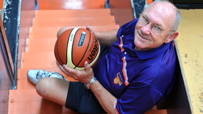 Sid Page was awarded a Life Membership with Basketball Queensland. Picture: Warren Lynam.