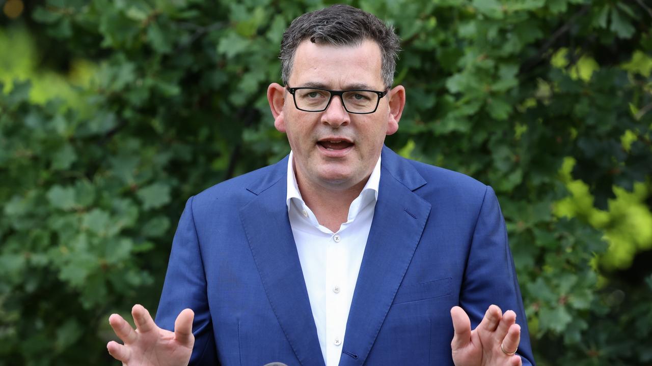 Premier Daniel Andrews announces that Victoria will be bidding for the 2026 Commonwealth Games which if successful, will be predominantly held in regional Victoria. Picture: Ian Currie.