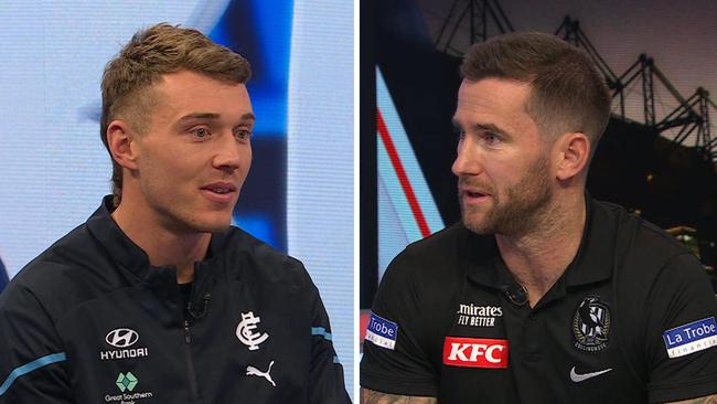 Patrick Cripps and Jeremy Howe lament the AFL's new holding-the-ball interpretation.