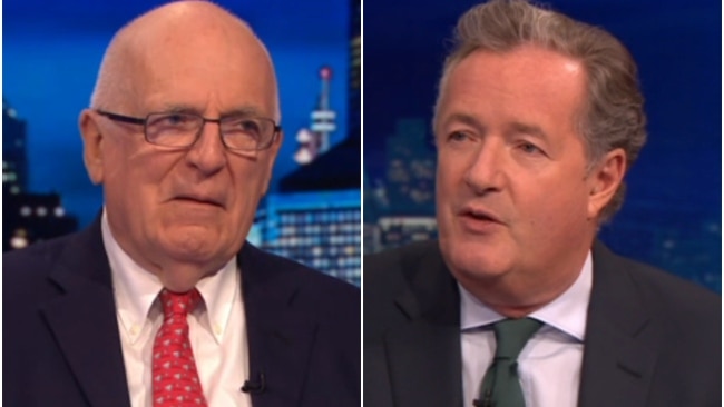 Former M16 chief Sir Richard Dearlove spoke to Piers Morgan about the state of Mr Putin's health. Picture: Piers Morgan Uncensored