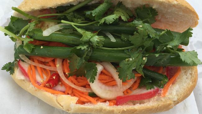 The mouth-watering banh mi from jamieson’s Bakery. Picture: Jenifer Jagielski