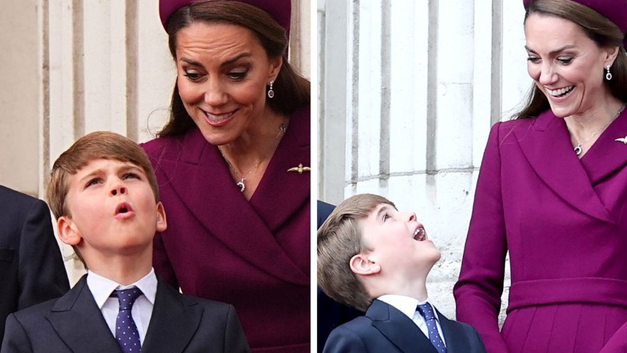 Playful Louis steals the show as royals unite