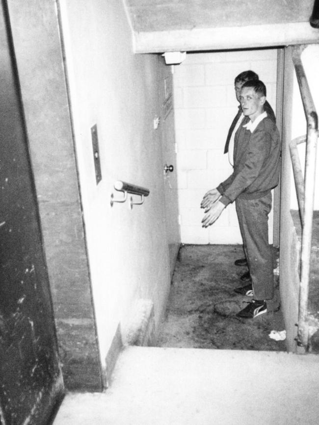 **This picture has a scanned reverse – see associated content at the bottom of the details window** Gregory Alan Brown, arsonist, charged over the 1989 Downunder Backpacker Hostel fire in Kings Cross. He faced six counts of murder.