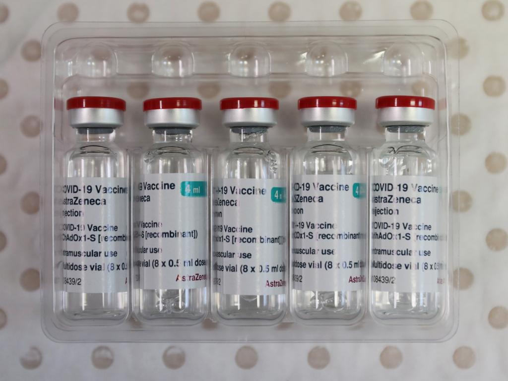 Australia’s rollout strategy was dealt a serious setback over revelations the AstraZeneca vaccine was linked to blood clotting. Picture: Adam Taylor