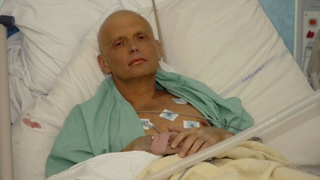 Alexander Litvinenko, a former KGB agent, was poisoned with radioactive polonium-210 and died in London in 2006. Picture: Getty Images.