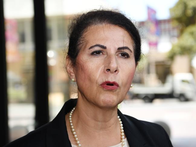 Senator Concetta Fierravanti-Wells speaks to the media outside the Supreme Court in Sydney, Friday, December 22, 2017. (AAP Image/David Moir) NO ARCHIVING