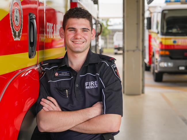 Ayr auxiliary firefighter Brayden Arroita. Picture: Supplied