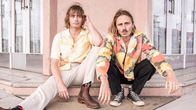 Lime Cordiale. Wine Machine 2023 in the Huon Valley at Home Hill Winery. Picture: Tim Swallow