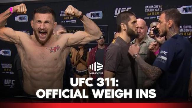 UFC 311: Official Weigh Ins