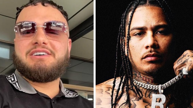 Ali “Ay Huncho” Younes (left) and rapper Sesita “Radistarz” Lyzwa (right).