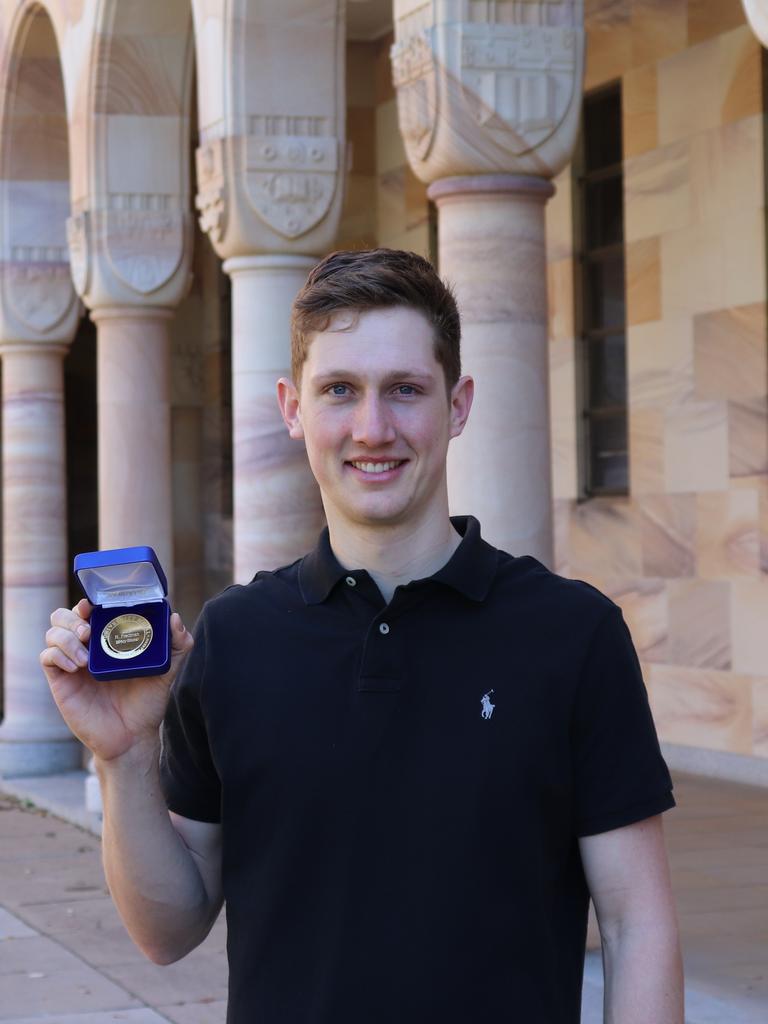 Henry Fredman won a University Medal from the University of Queensland for outstanding academic achievement.