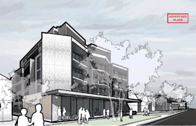 An artist’s impression of the proposed development.