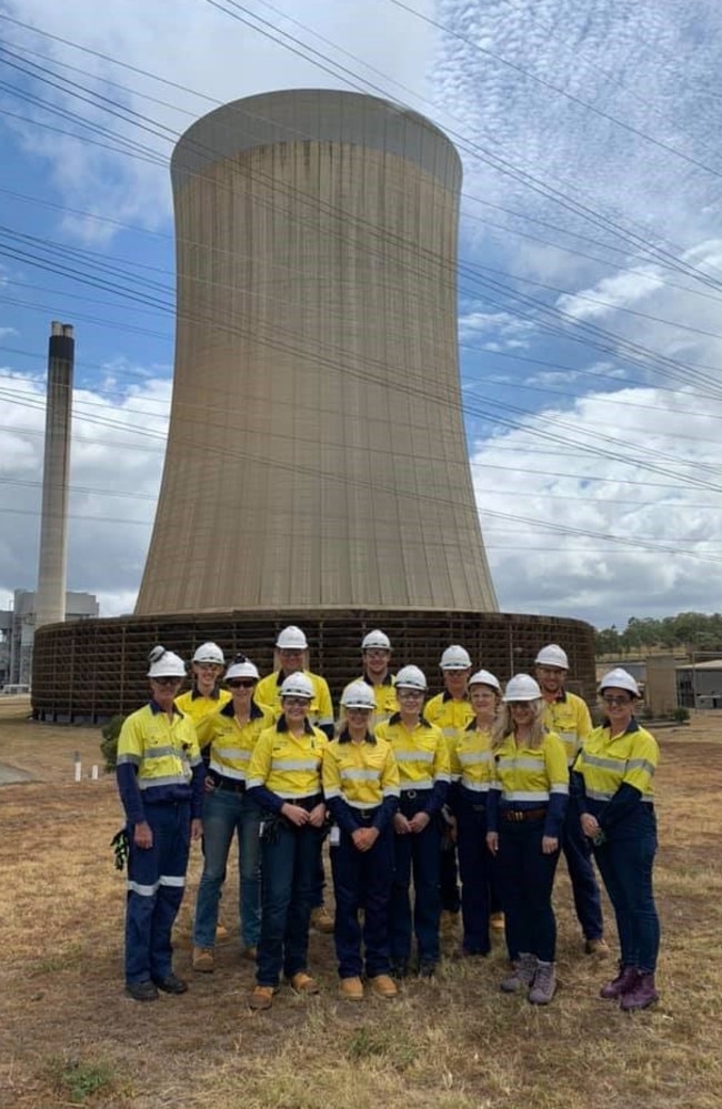 READY TO LEARN: Seven South Burnett locals kickstart their career in the energy industry at Tarong Power Station.