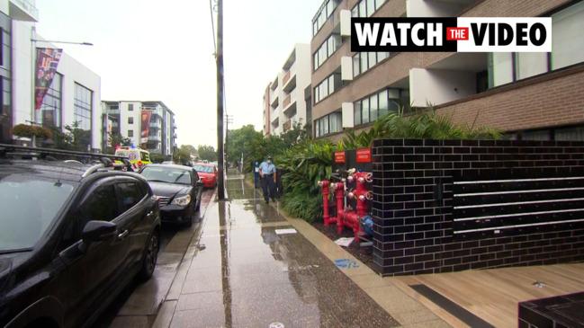 Man jumps off balcony with toddler