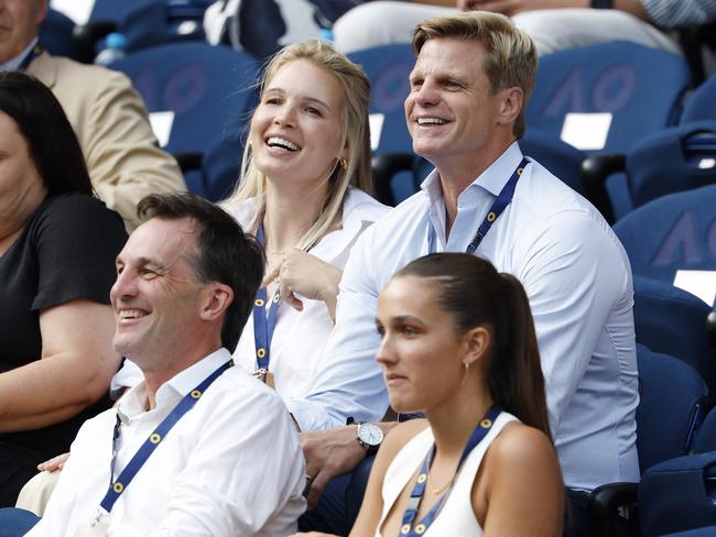 Riewoldt says its great to be back in Melbourne. Picture: Michael Klein