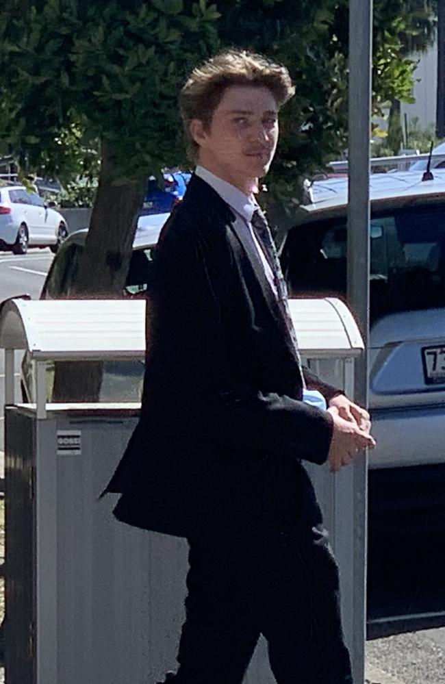 Tyler Patrick Byrne, 22, pleaded guilty to wilful damage and trespassing after derailing the Big Pineapple train on May 15. Picture: Aisling Brennan