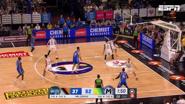 Brisbane Bullets vs. Melbourne United - Game Highlights - Round 18 NBL25