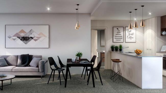 The apartments have been designed with a larger floor plate compared to neighbouring properties so women wanting to start a family don’t have to relocate.