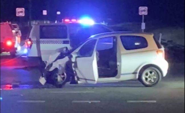 Police investigating cause of serious Pimpama crash. Picture: Janelle Faust