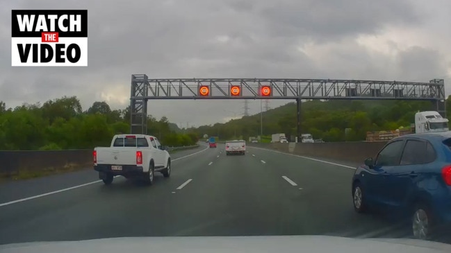 Lightning strikes car while driving