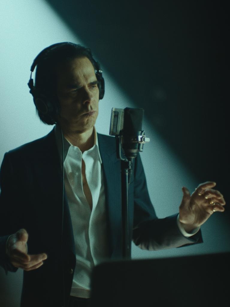 Nick Cave, in a still shot from the 2022 film This Much I Know To Be True. Picture: Bad Seed Ltd