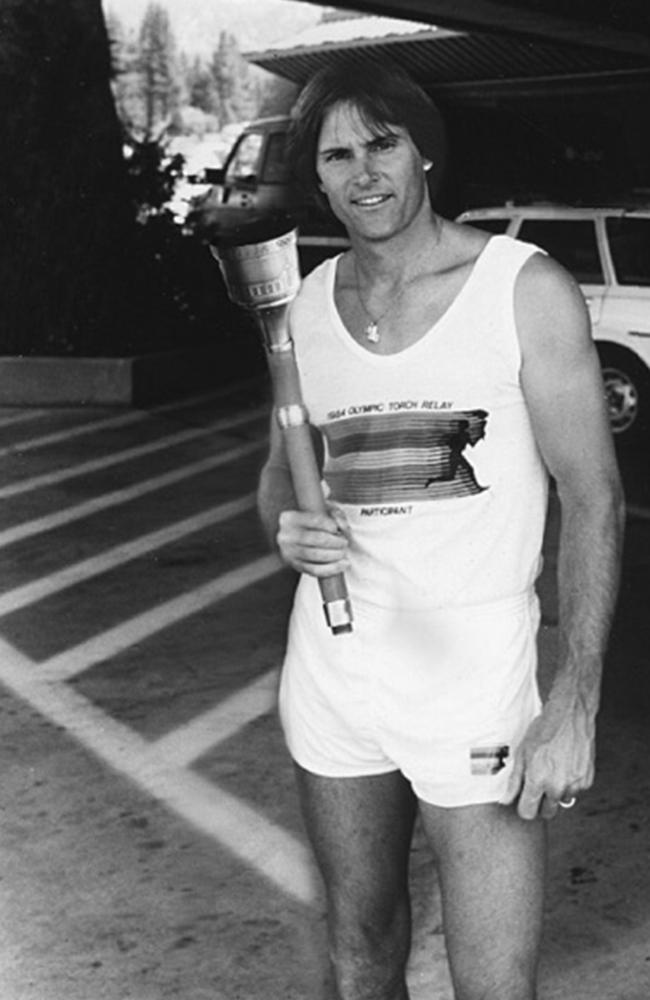 Another life ... Bruce Jenner, pictured in 1984, won the 1976 Olympic Decathlon Gold Medal.