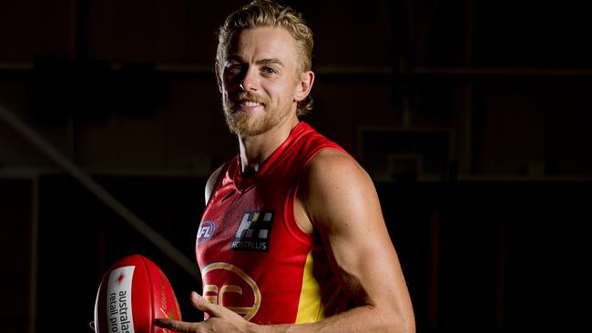 Gold Coast Suns AFL team photo day. Player, Hugh Greenwood. Picture: Jerad Williams