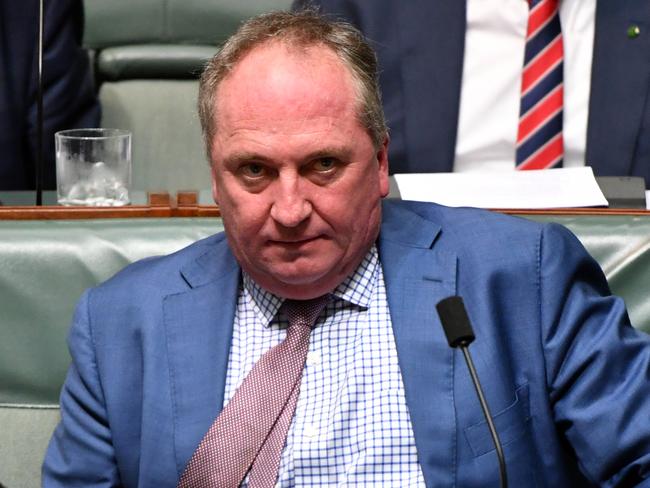 Barnaby Joyce’s leadership was over after it was revealed he was expecting a baby with a former staffer. Picture: AAP