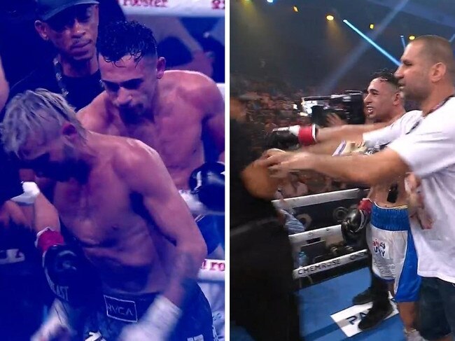 Nader Hamdan was ready to go after his son was snubbed. Photo: Main Event.