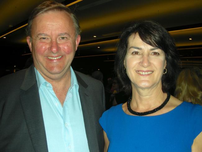 Wentworth courier socials January 18 - Politician Anthony Albanese and wife, Carmel Tebbutt (former deputy Premier of NSW).