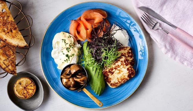 Some of the new food at Cornerstone cafe, Bankstown Sports Club.