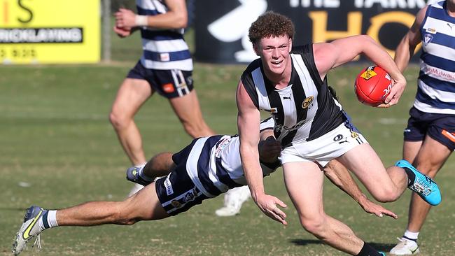 Yarrawonga defeated Wangaratta in the grand final replay in mid-April. Picture Yuri Kouzmin