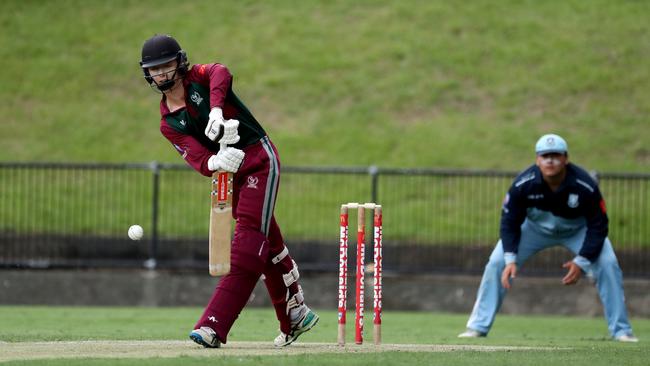 North Coastal’s Beau Mainey, pictured here batting for Gordon. (Photo by Jeremy Ng/Newscorp Australia)