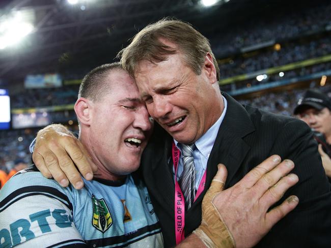 Tears of joy. Paul Gallen waited 15 years for this moment.