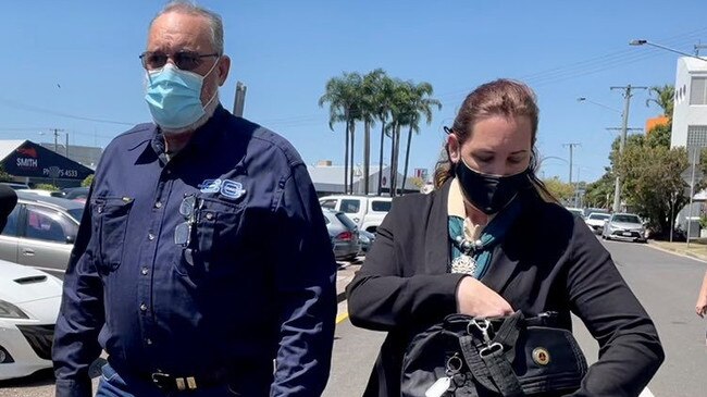 Brian Andrew Cordwell leaves Maroochydore District Court after he was sentenced to a six month suspended jail sentence for his role in a workplace accident at Cordwells Resources Chevallum sand mine. Picture: Tegan Annett