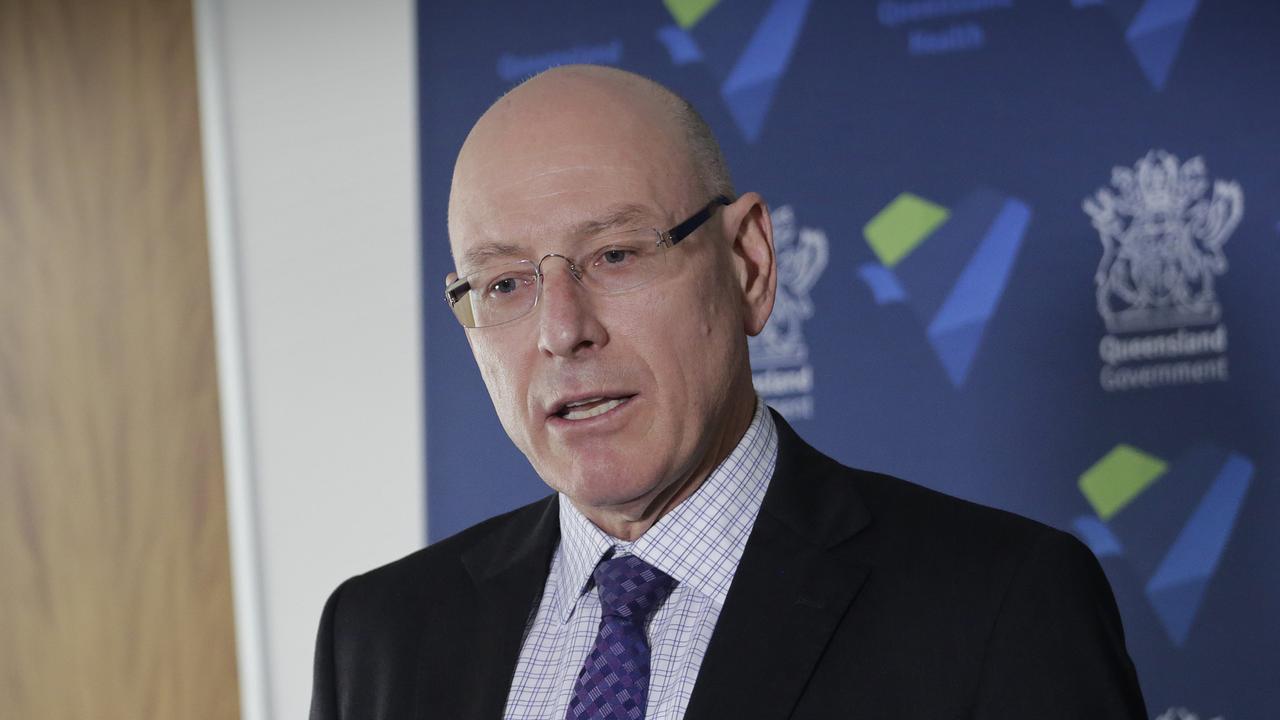 Queensland Health Director-General Michael Walsh. (Photo AAP/ Megan Slade)