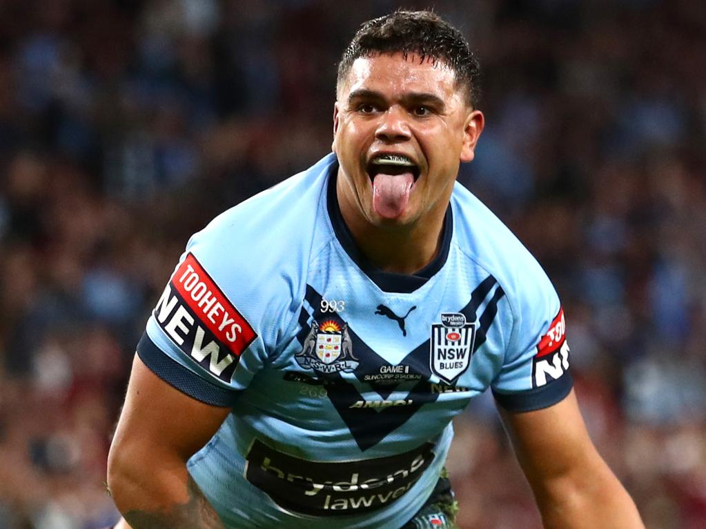 Latrell Mitchell will likely not be picked for NSW in Game 1. Picture: Chris Hyde/Getty Images