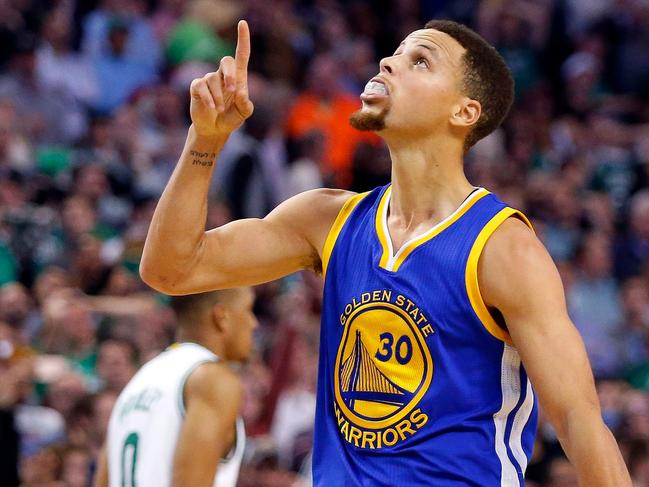 Golden State star Steph Curry remains popular with Australian NBA fans. Picture: Getty Images.