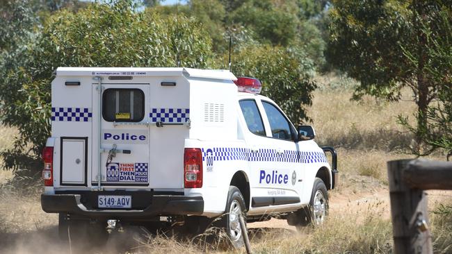 Police at the scene of the attack at Mt Pleasant on March 3, 2017. Picture: Roger Wyman