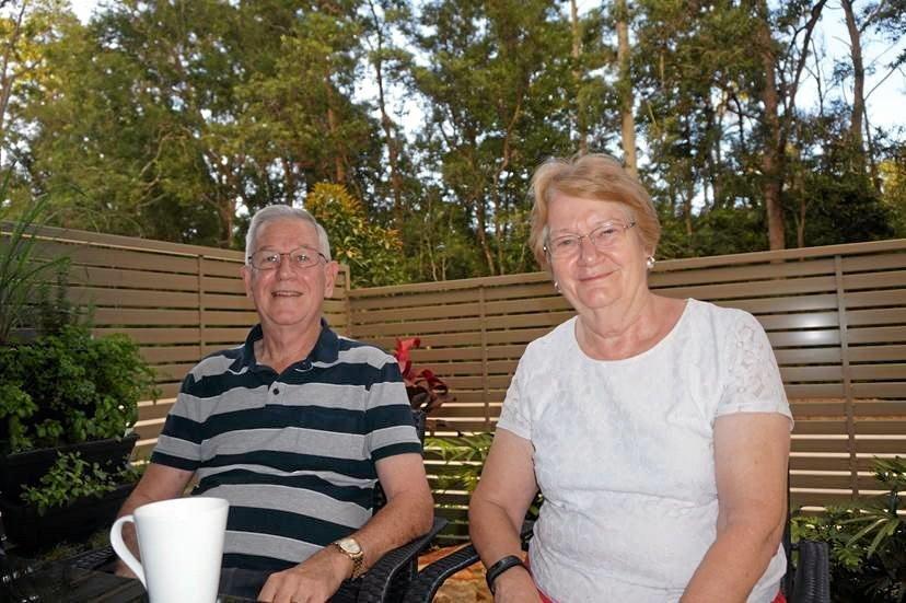 Ken and Margaret Appleton are happy with their move to Buderim’s new over-50s lifestyle community, Nature’s Edge.