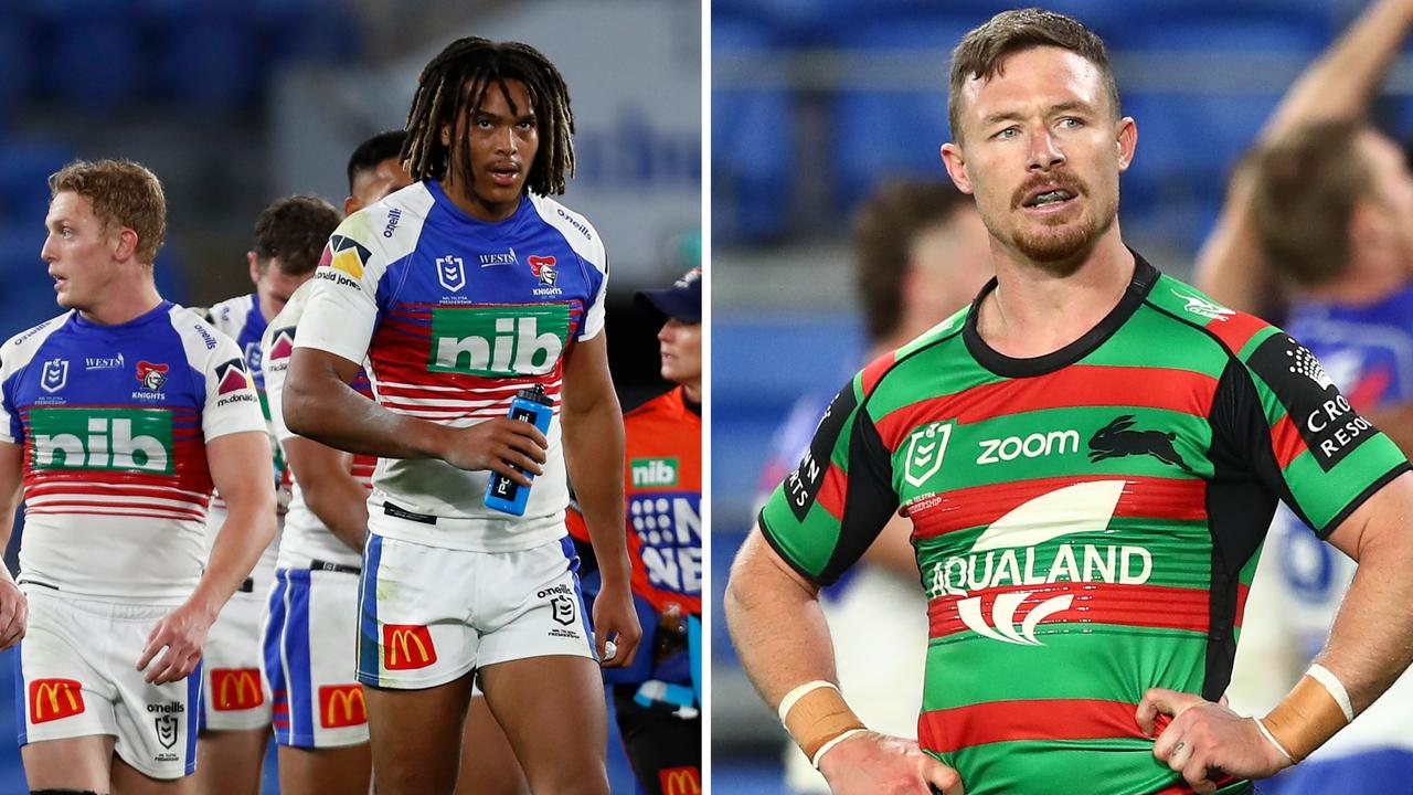 The Knights and Rabbitohs might struggle to win the title.