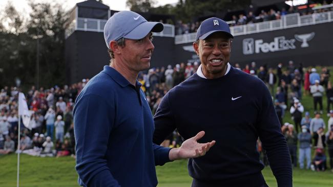 The possible move to freeze out Greg Norman will no doubt be greeted with approval by Rory McIlroy and Tiger Woods. (Photo by Harry How/Getty Images)