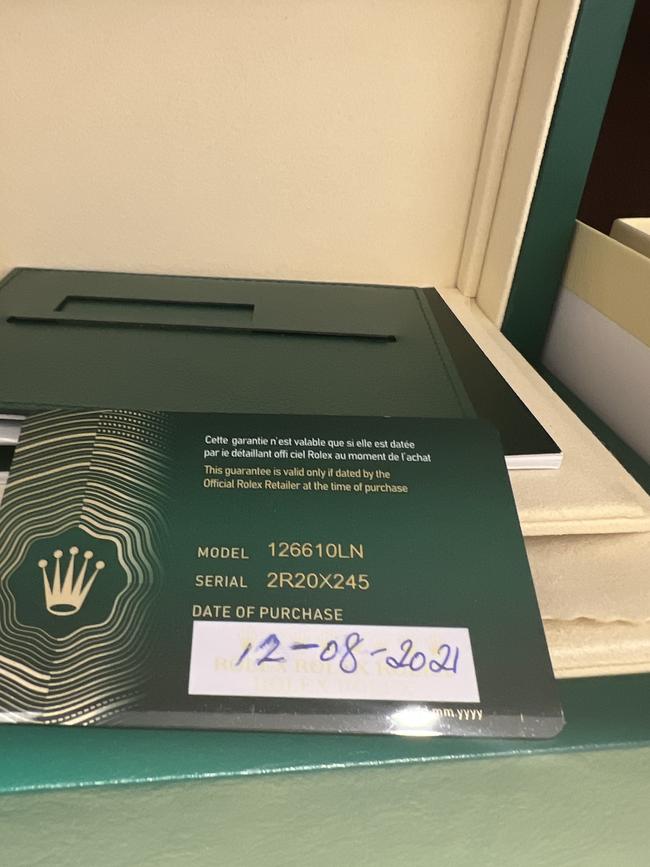 A verification card given out by Mr Tilman.
