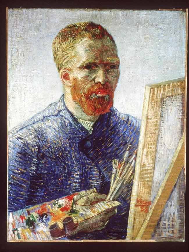 Some of the greatest failed to earn a living from their work. Vincent van Gogh’s 1888 Self-Portrait as an Artist. Picture: AP