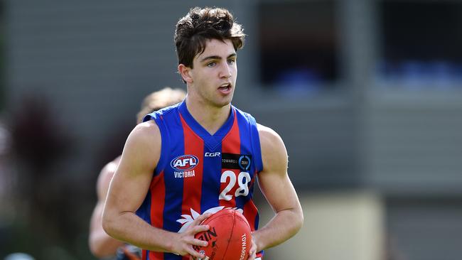 Collingwood has nominated Josh Daicos as a potential father-son prospect. Picture: Steve Tanner